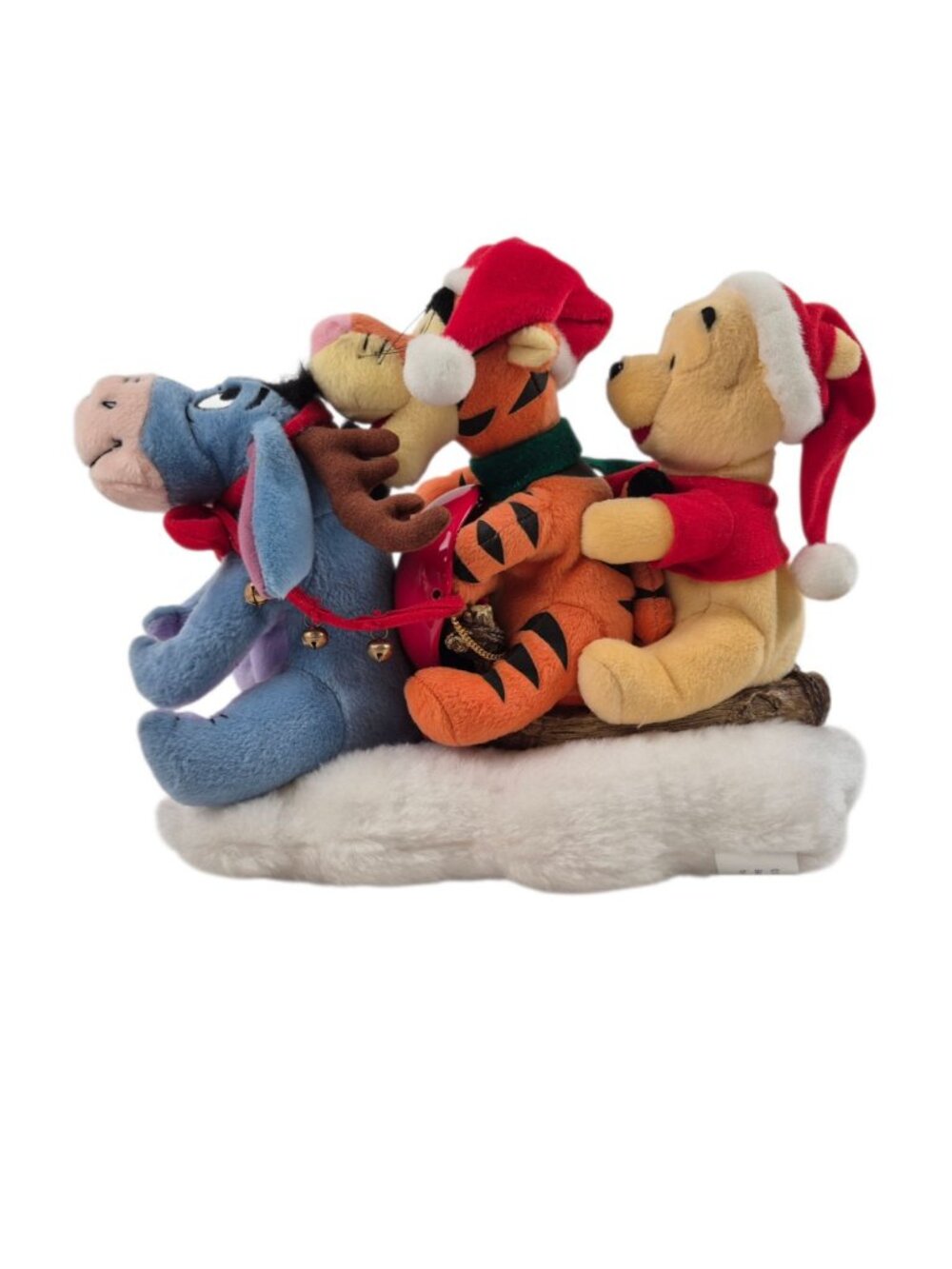 Gemmy Disney Sleigh Ride Winnie the Pooh Tigger Eeyore Animated Musical Works - Picture 7 of 10